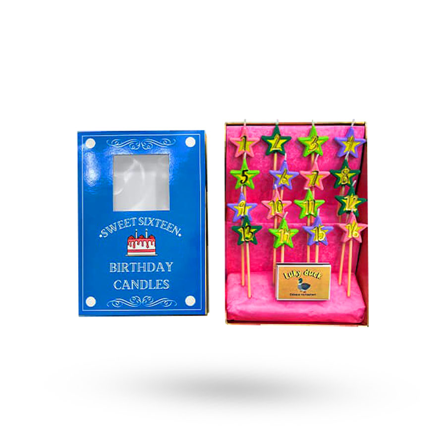 16 Wishes candles box