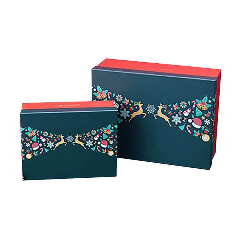 christmas lighted gift boxes