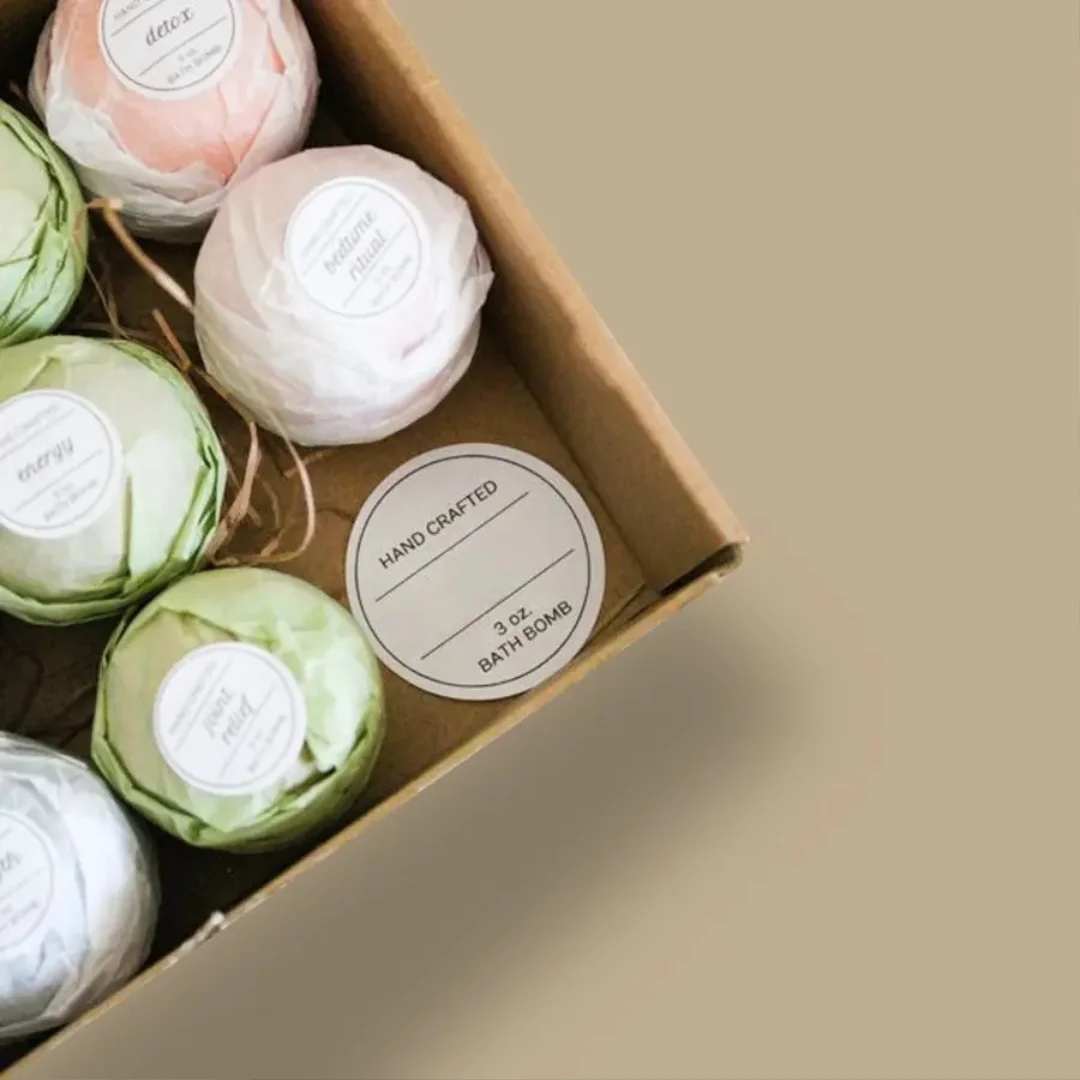 Wholesale Bath Bomb Labels