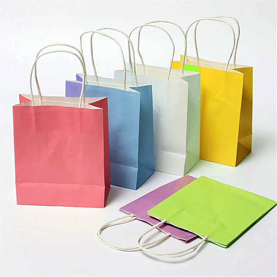 Colored Paper Bags