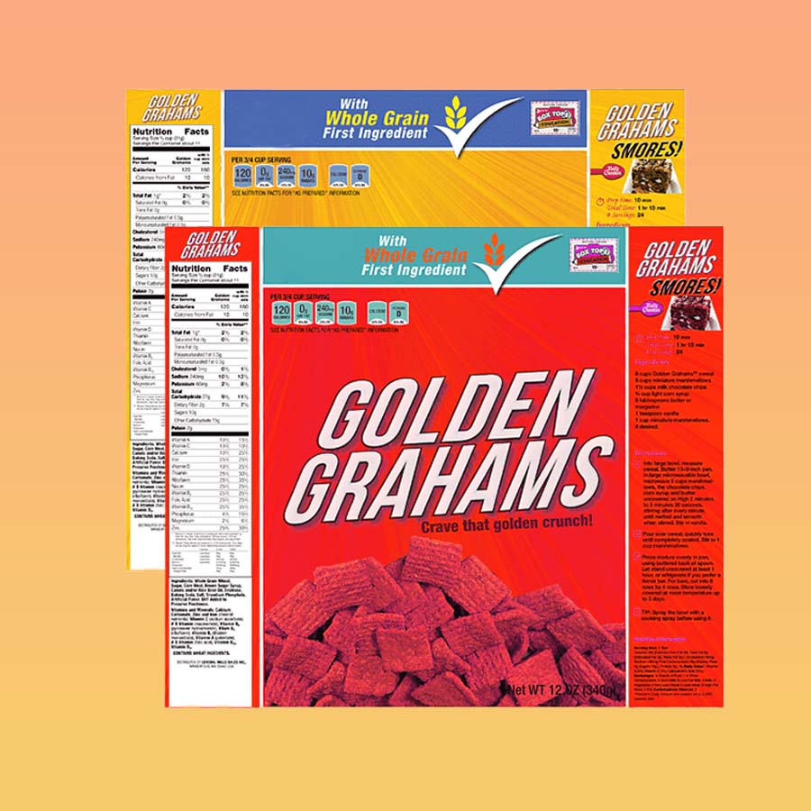 Cereal Box Labels