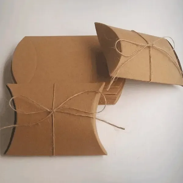 Kraft Pillow Boxes