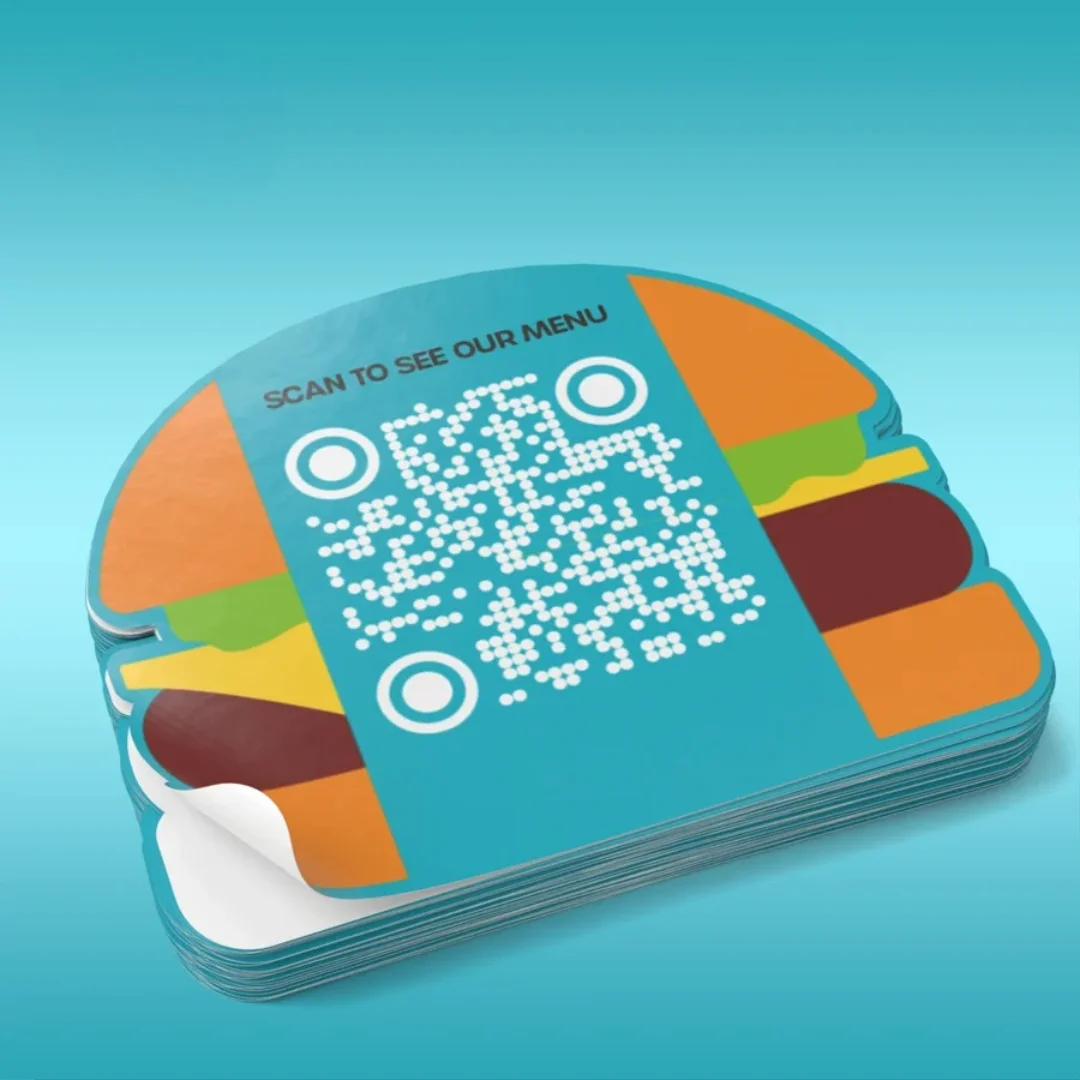 Printed QR Code Stickers