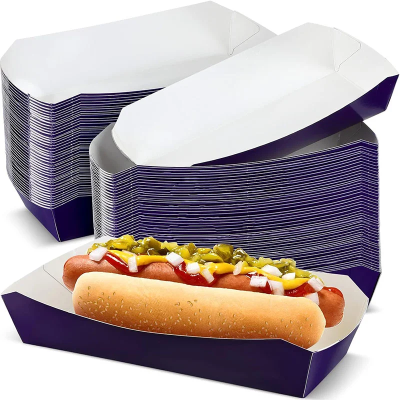 Disposile Hot Dog Trays