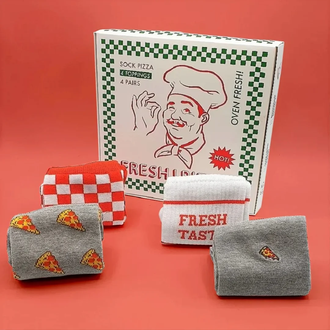 Happy Socks Pizza Box