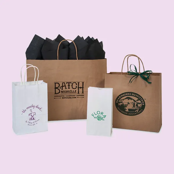 Printed Kraft Paper Bags