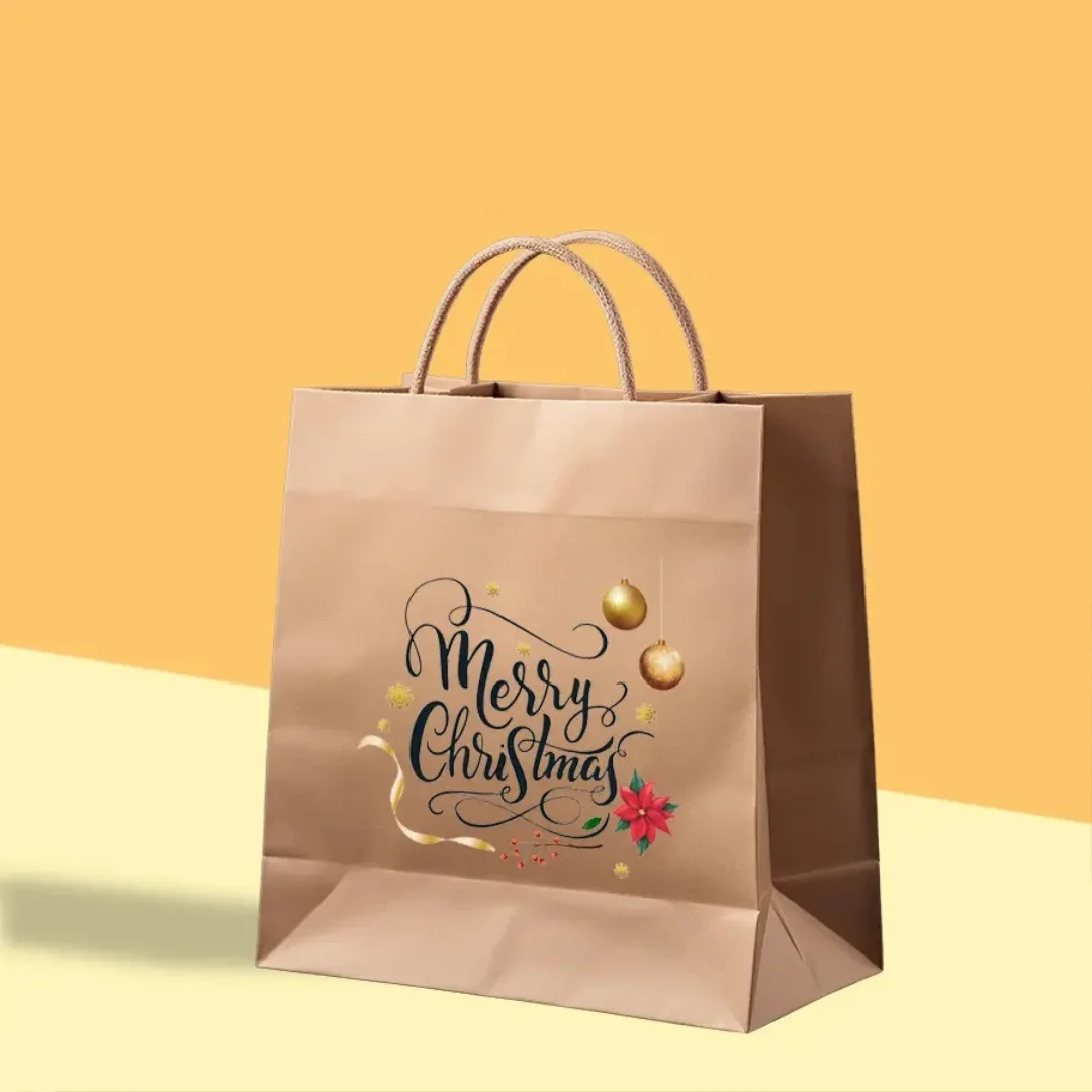 Kraft Christmas Gift Paper Bags