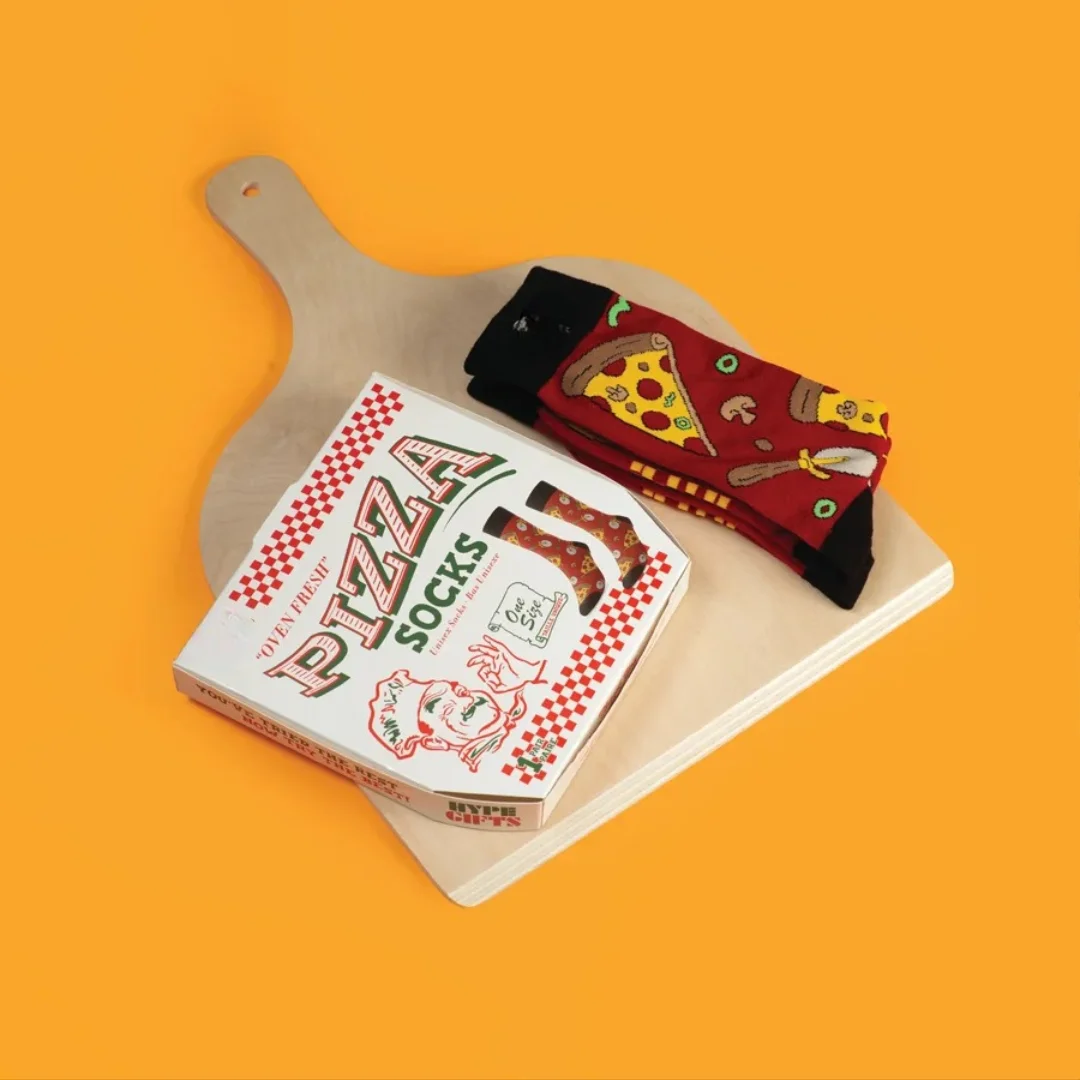 Cusotm Pizza Socks Box