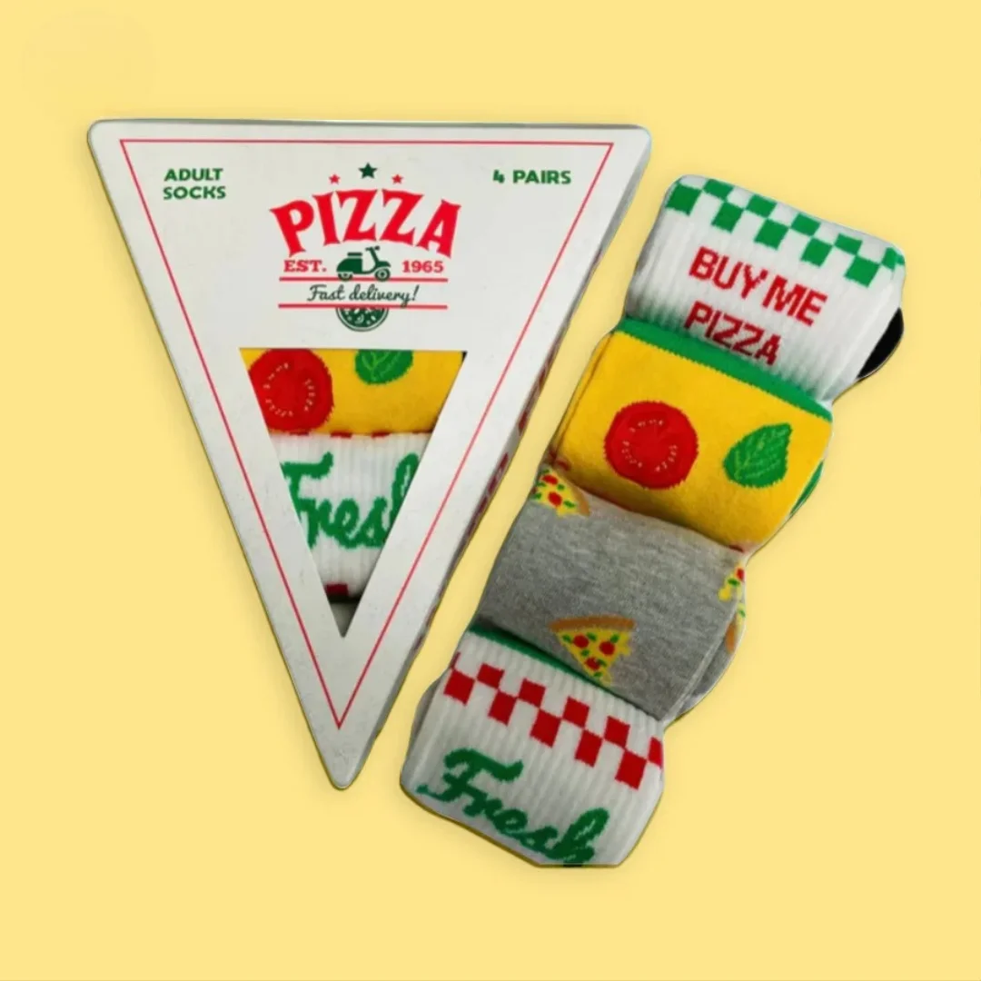 Pizza Socks Box