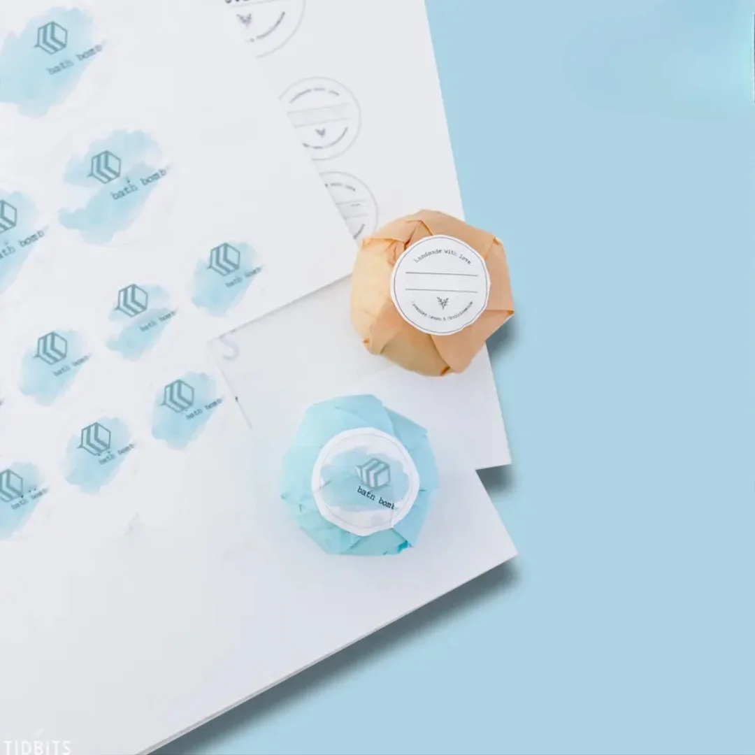 Custom Bath Bomb Labels