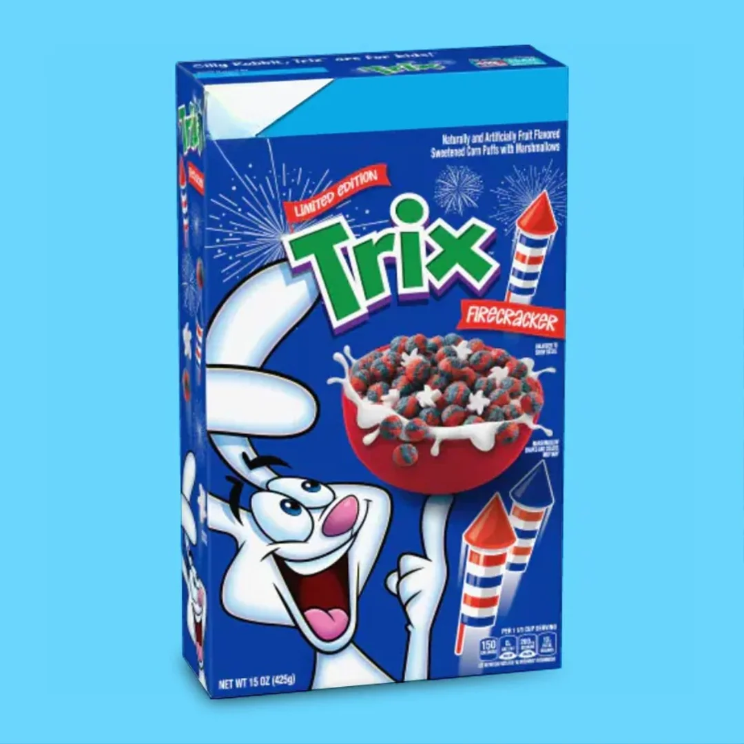 Printed Trix Cereal Box