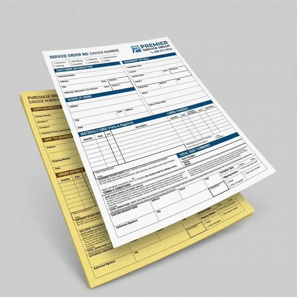 2 Part Carbonless Paper