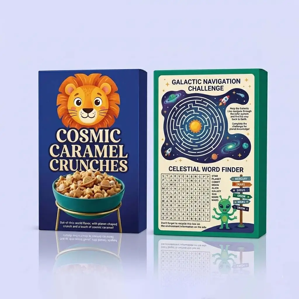 Back Of Cereal Box
