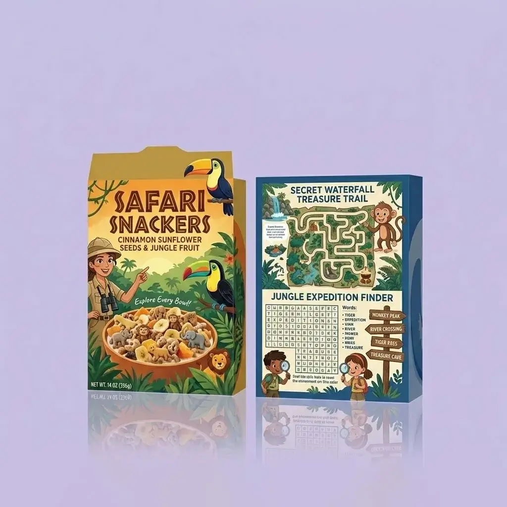 Back Of Cereal Box