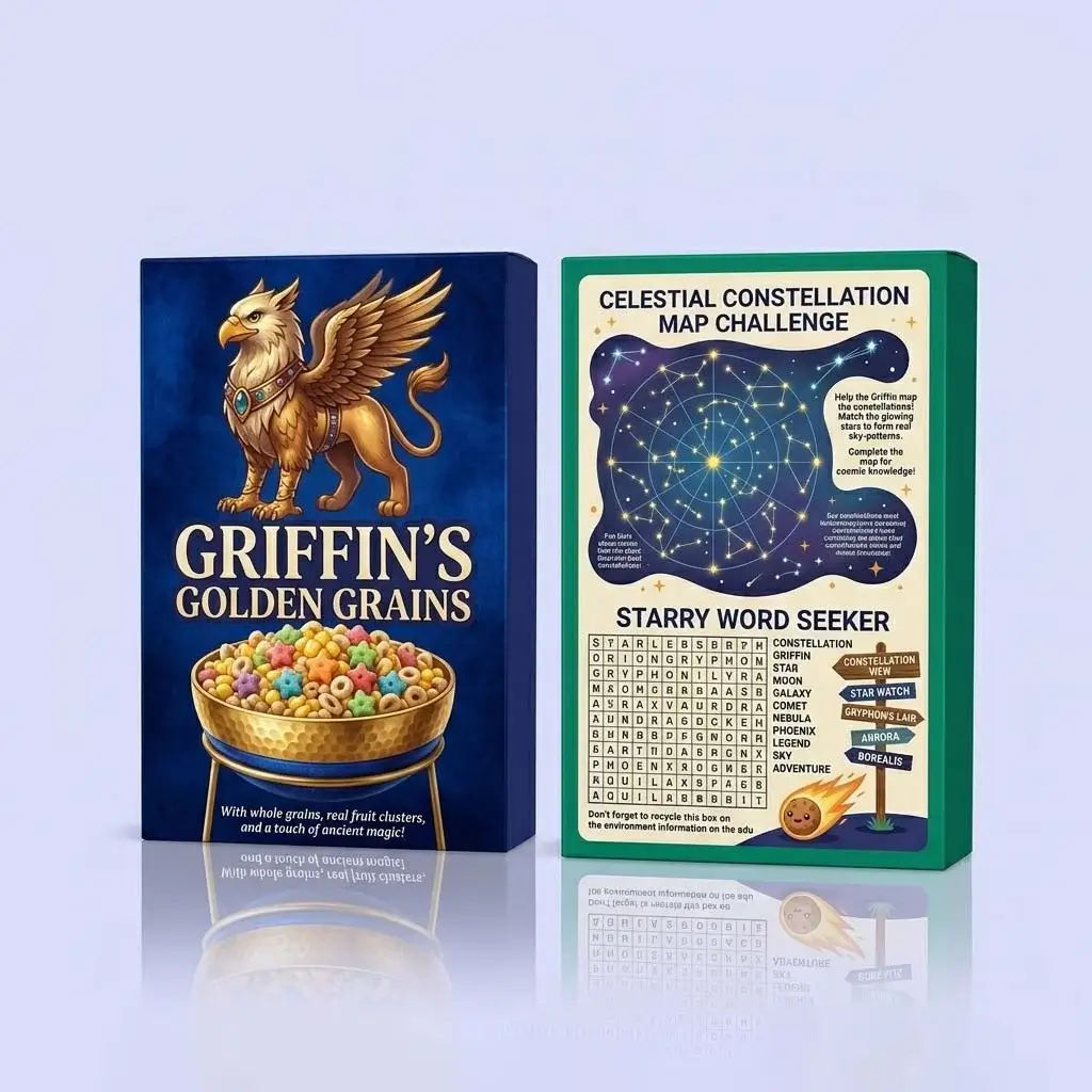Back Of Cereal Box