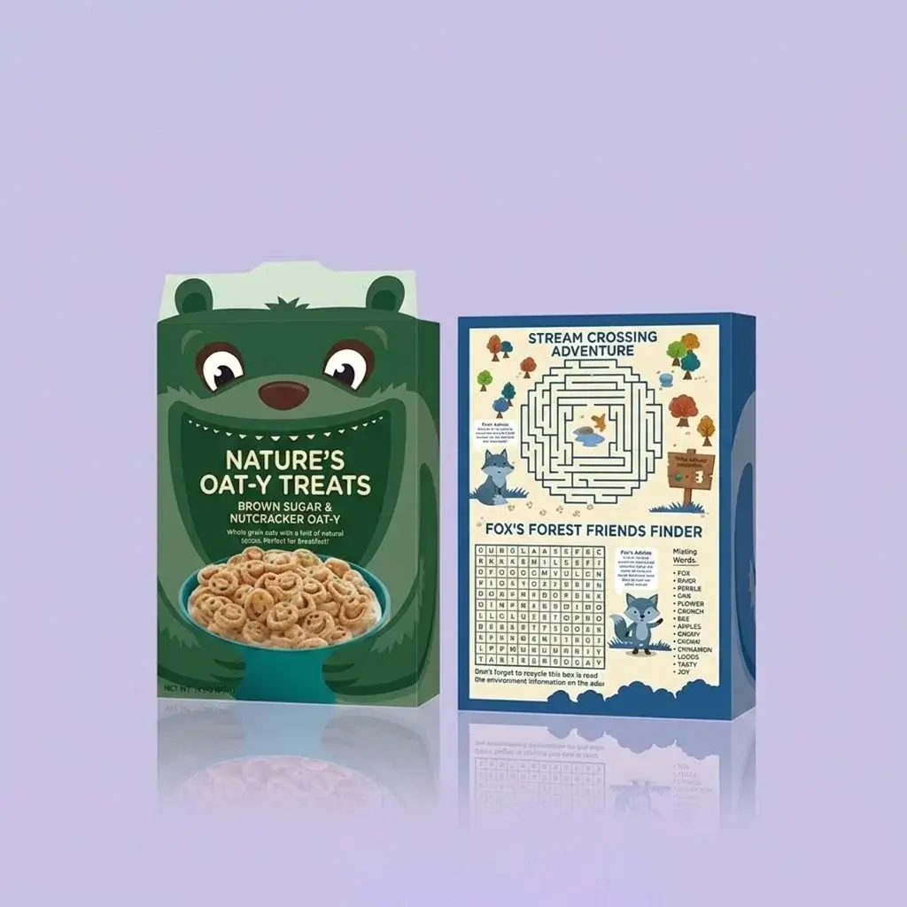 Back Of Cereal Box