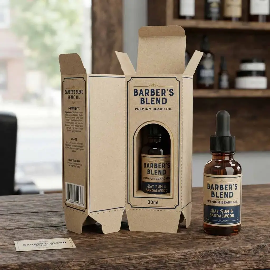 Beard Oil Die Cut Boxes