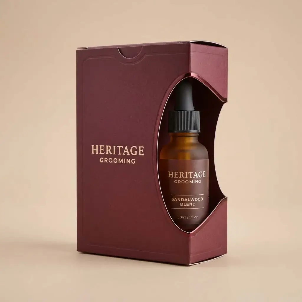 Beard Oil Die Cut Boxes