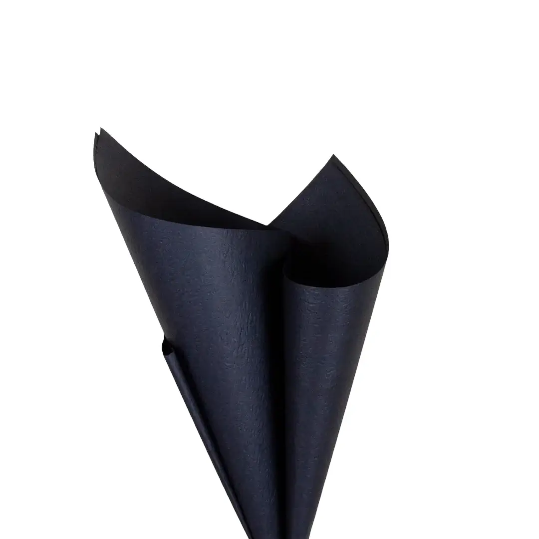 Black Flower Wrapping Paper