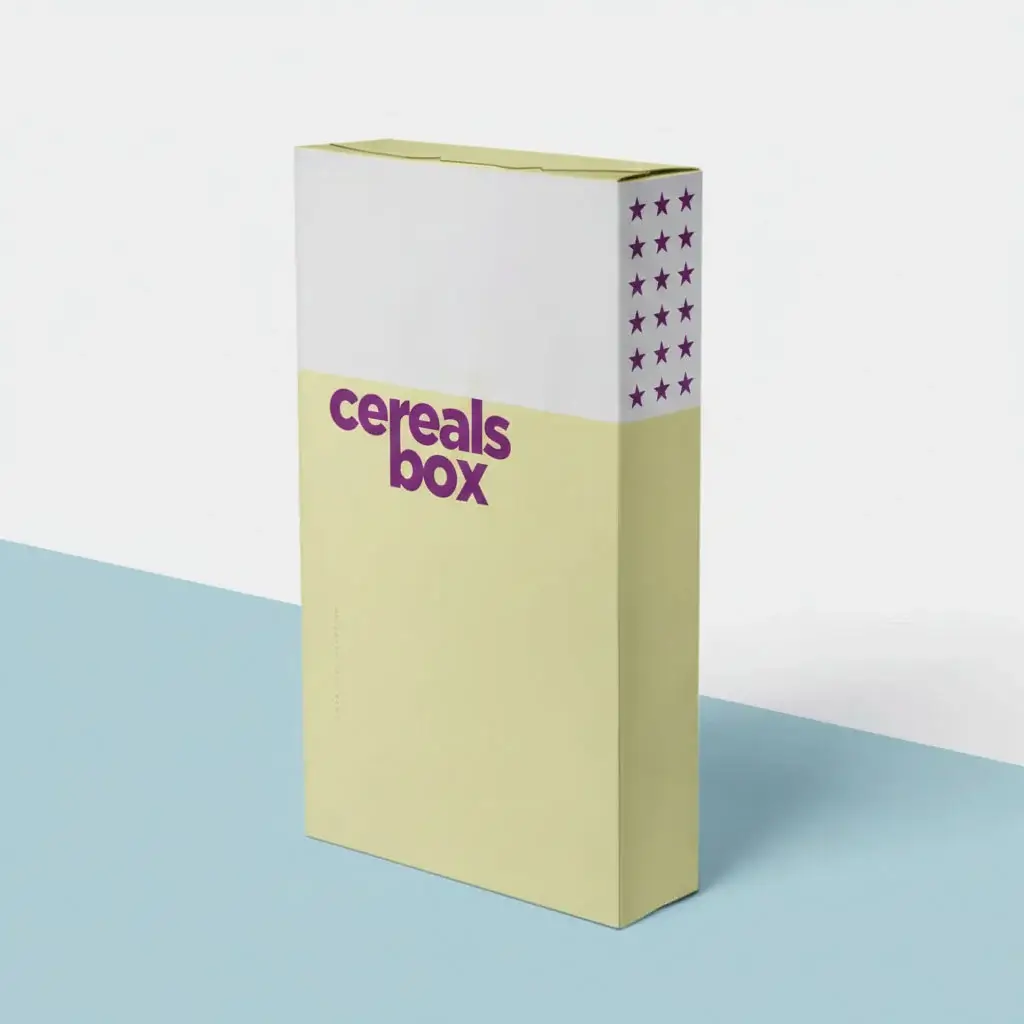 Blank Cereal Box