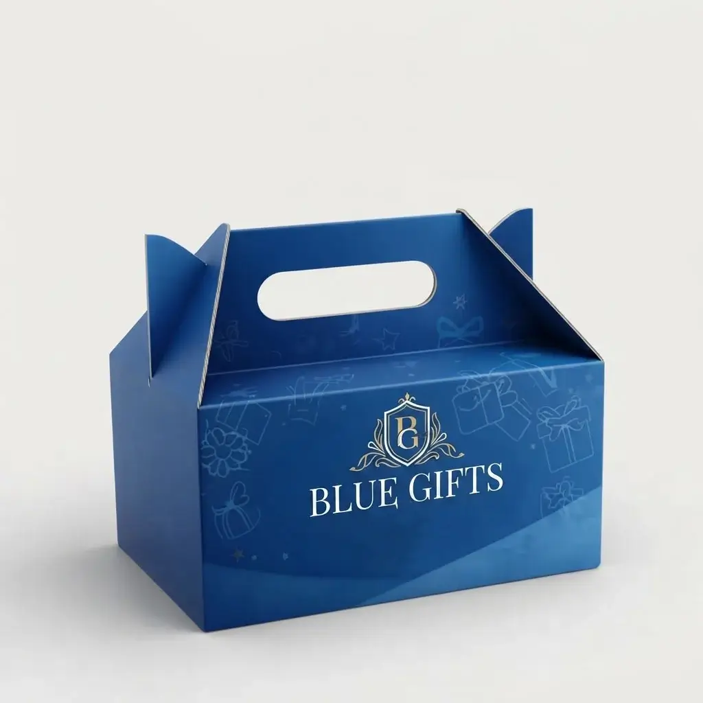 Blue Gable Boxes