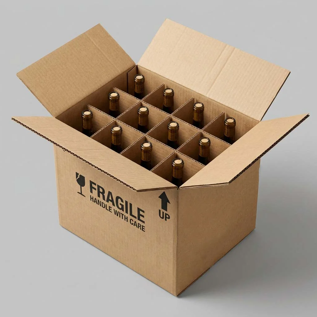 Bottle Boxes With Dividers