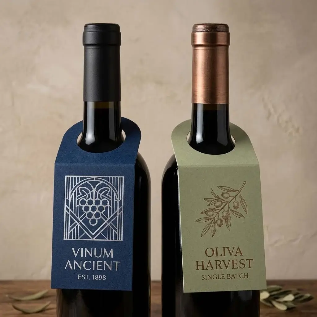 Bottle Neck Hang Tags