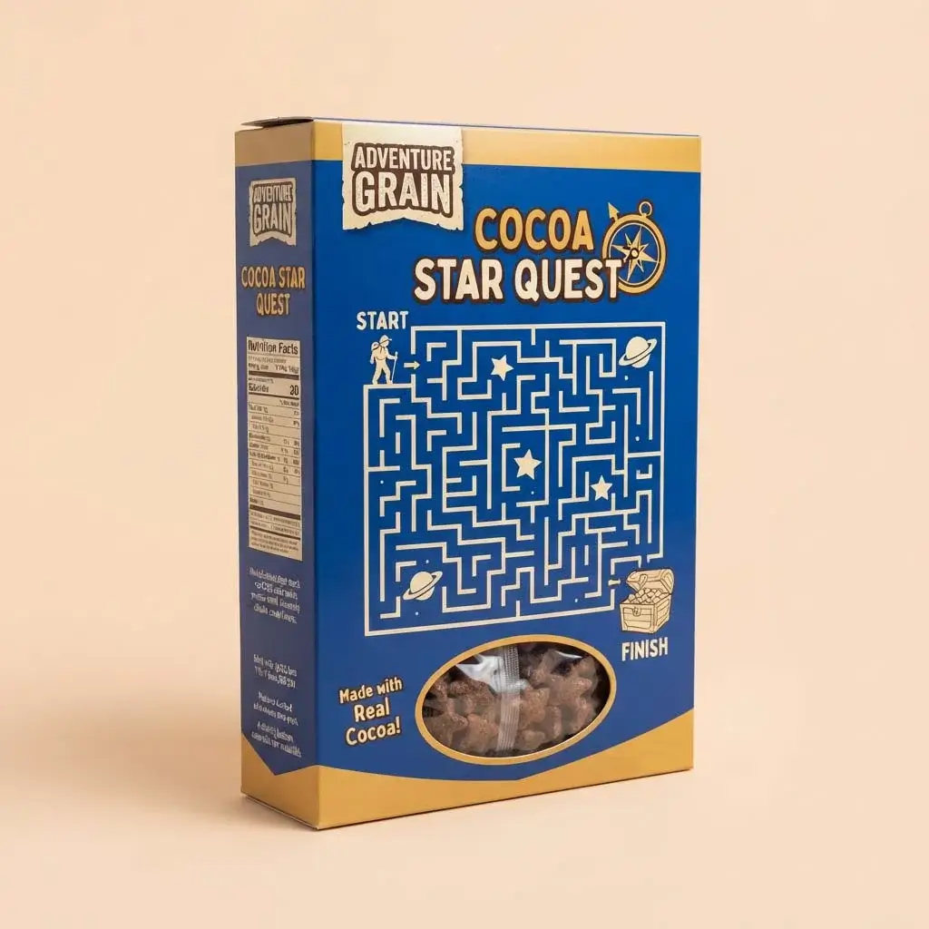Cereal Box Maze