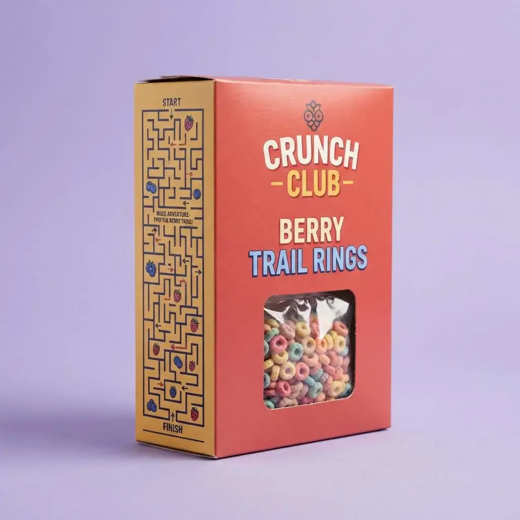 Cereal Box Maze