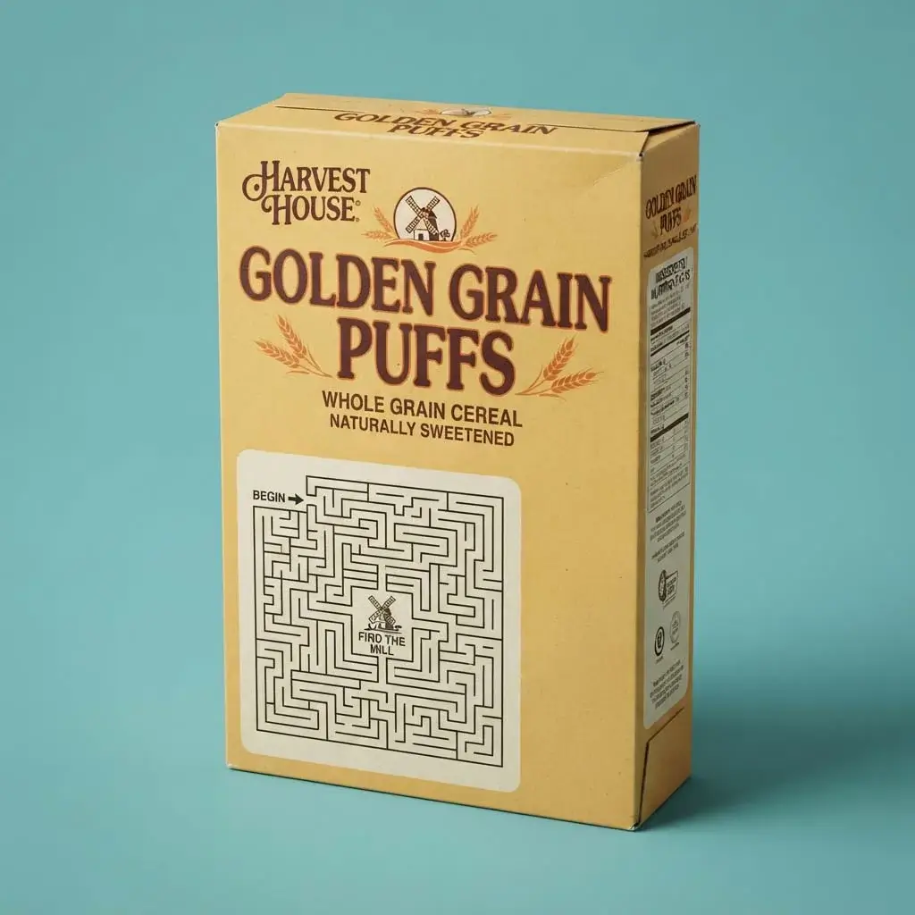 Cereal Box Maze