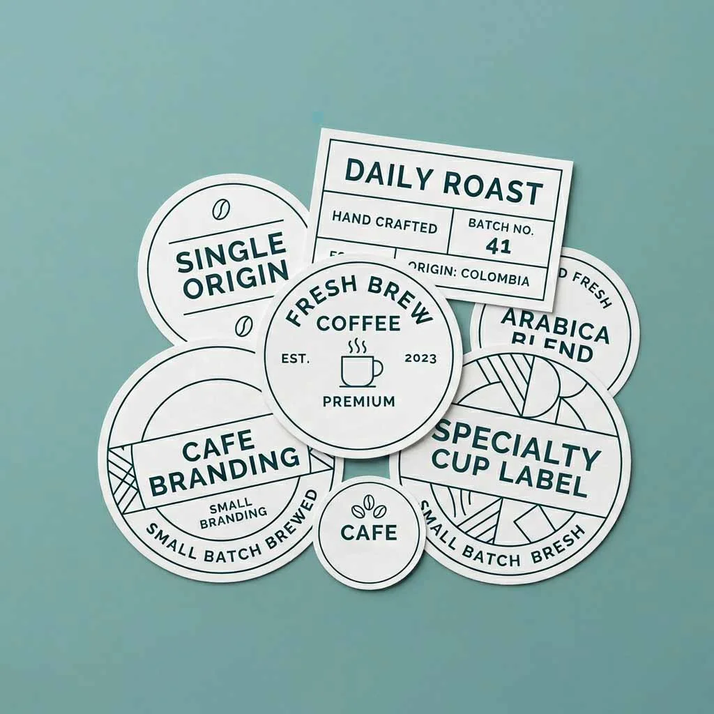 Coffee Cup Stickers