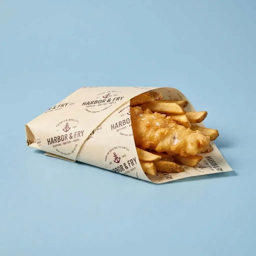 Custom Fish and Chip Paper