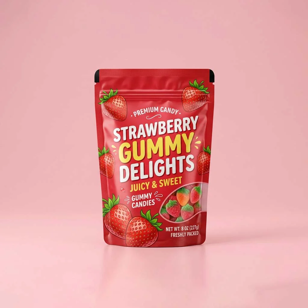 Custom Gummy Mylar Bags