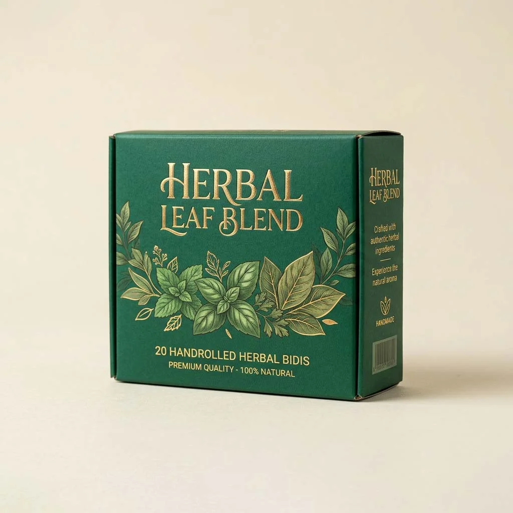 Custom Herbal Bidi Boxes