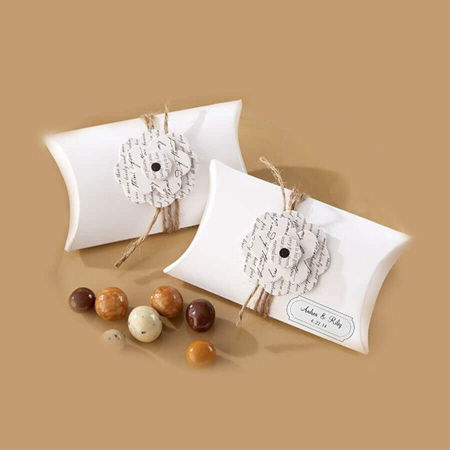 Custom White Pillow Boxes