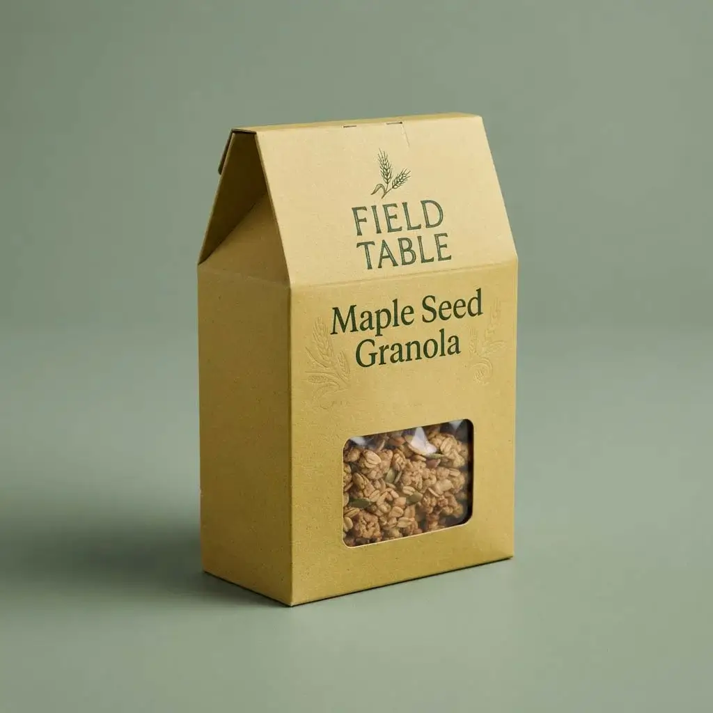 Custom Yellow Cereal Boxes