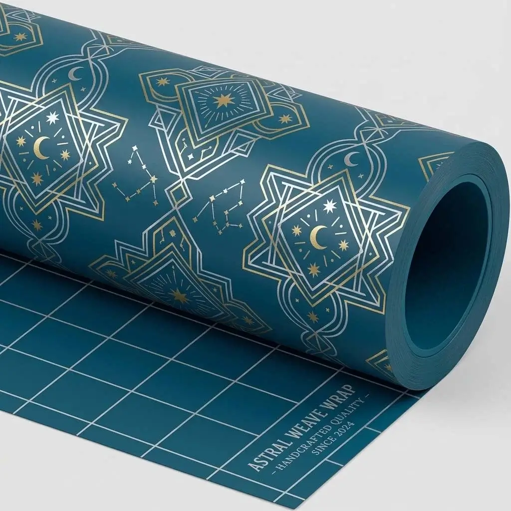 Designer Flower Wrapping Paper