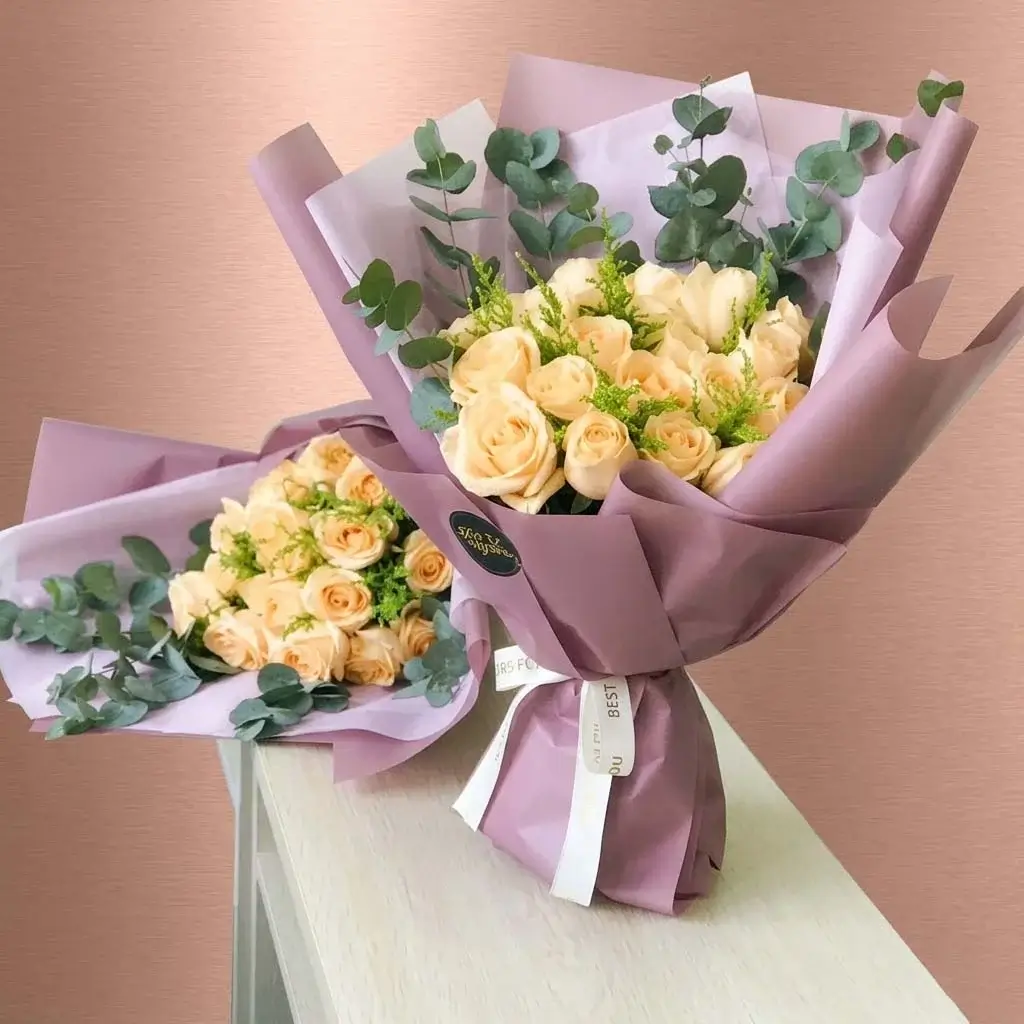 Flower Bouquet Wrapping Paper