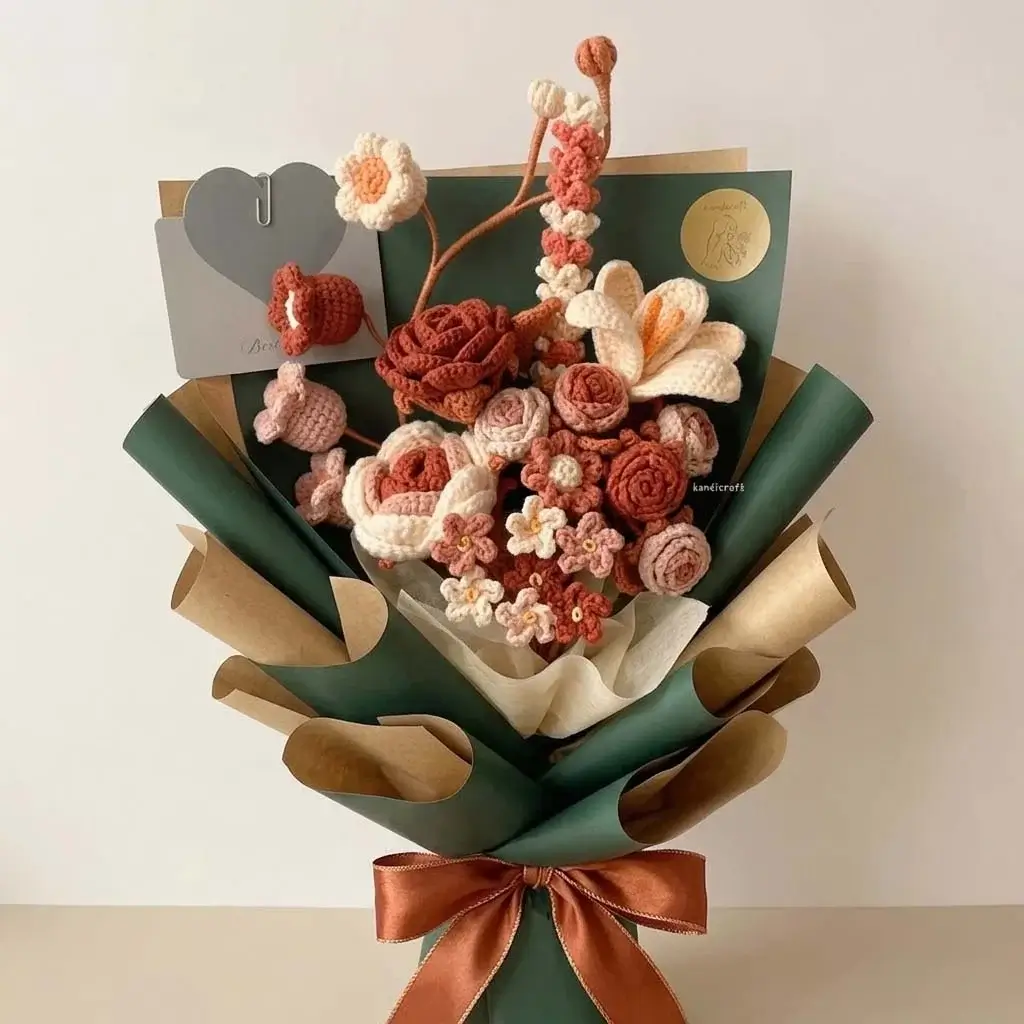 Flower Bouquet Wrapping Paper