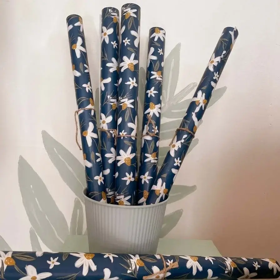 Flower Gift Wrapping Paper