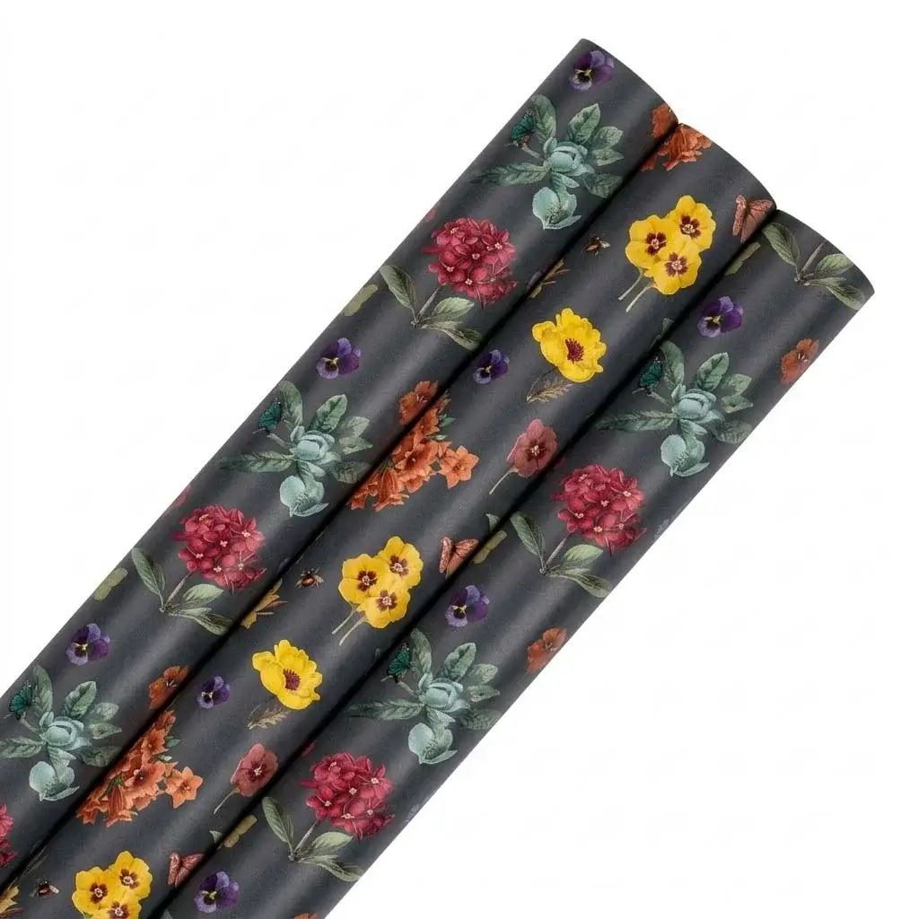 Flower Gift Wrapping Paper