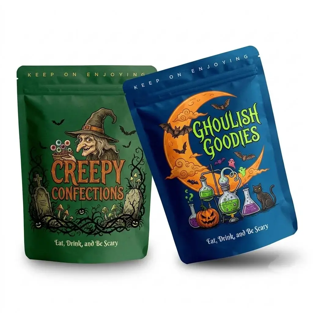 Halloween Mylar Bags
