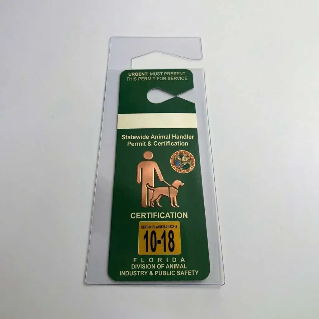 Handicap Hang Tag