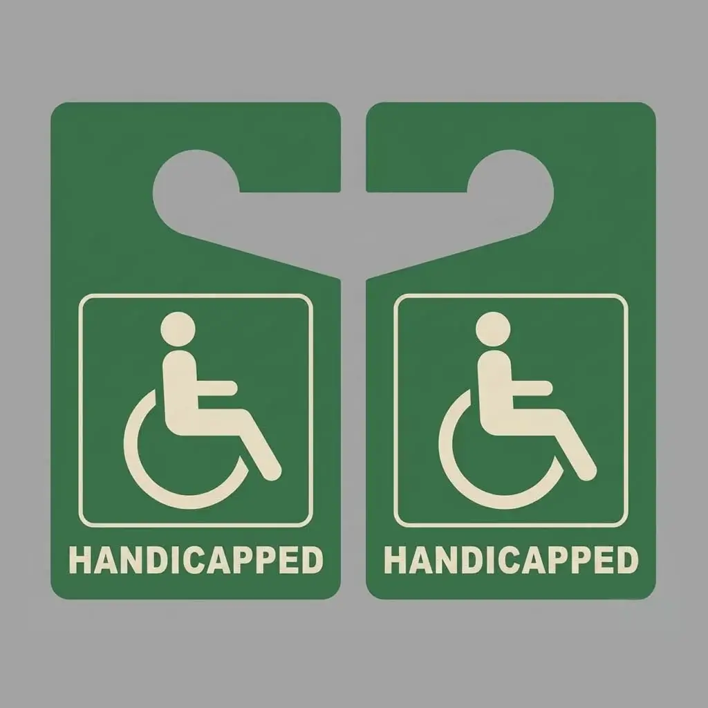 Handicap Hang Tag
