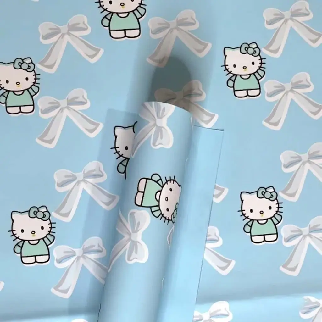 Hello Kitty Flower Wrapping Paper