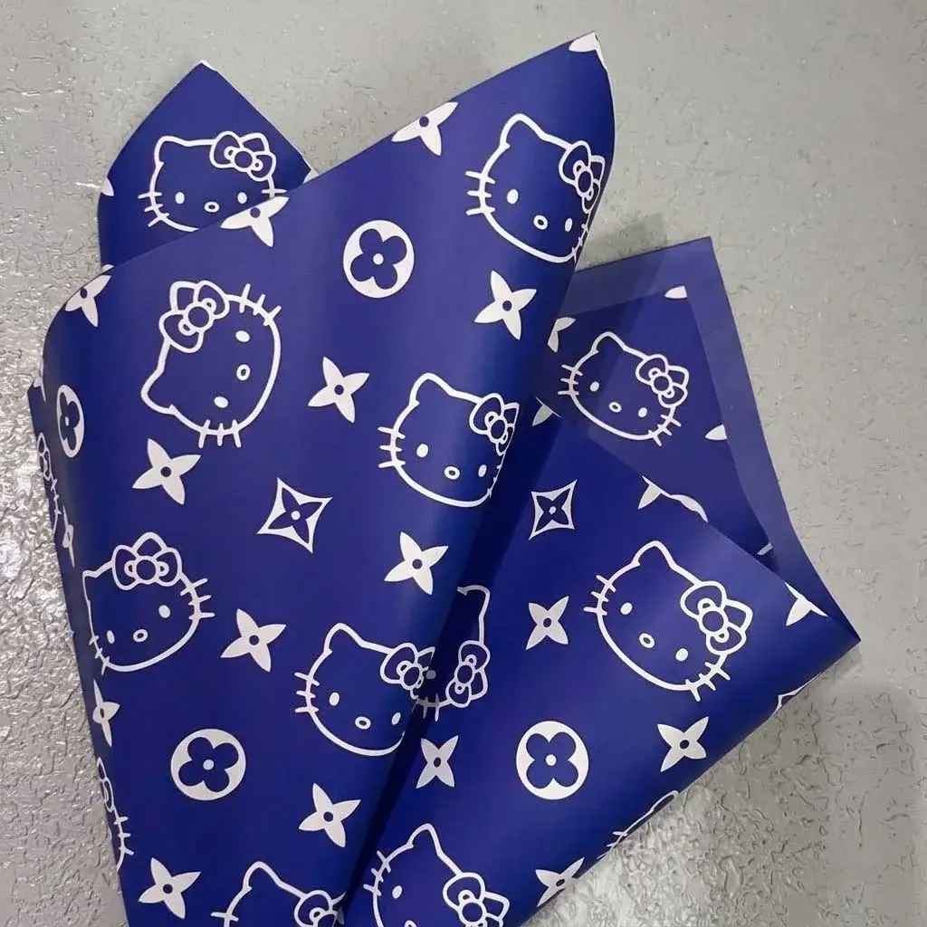 Hello Kitty Flower Wrapping Paper