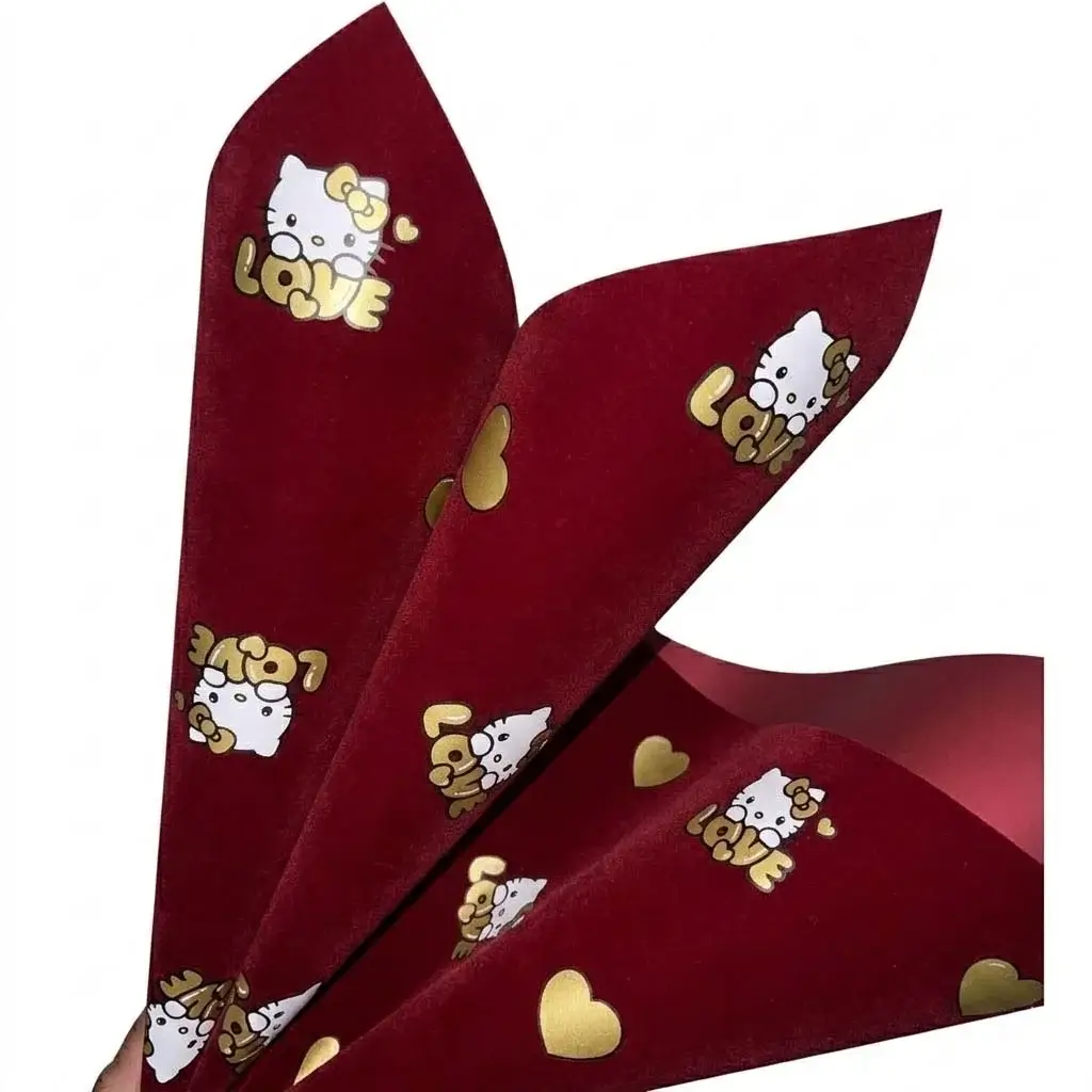 Hello Kitty Flower Wrapping Paper