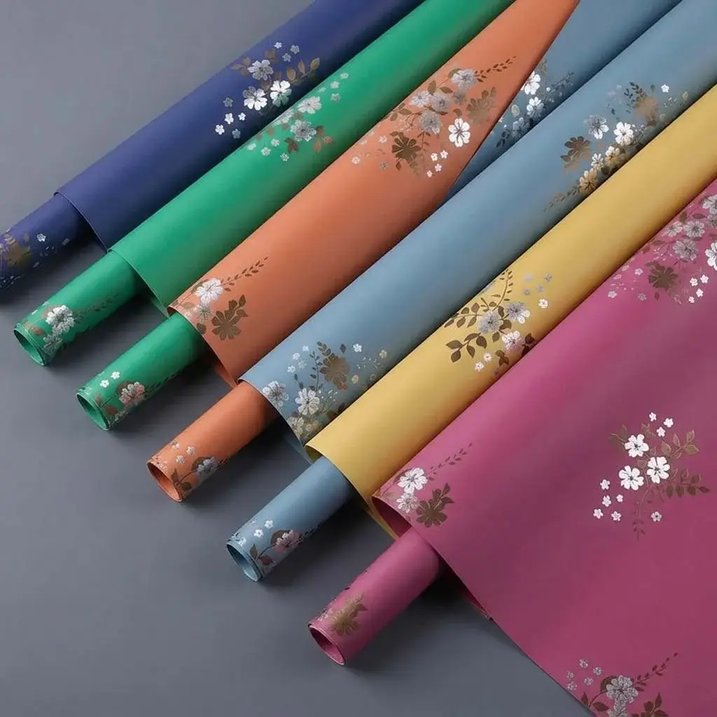 Korean Flower Wrapping Paper