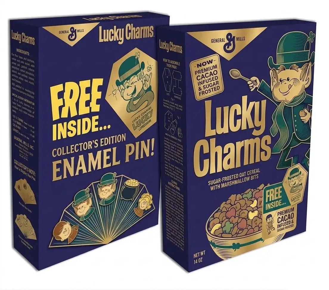 Lucky Charms Cereal Box