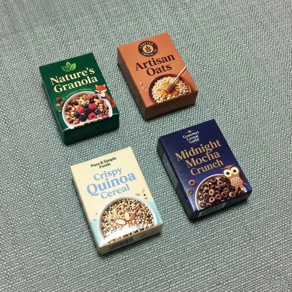 Mini Cereal Boxes